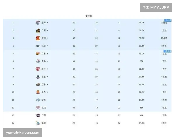 深圳15连胜遭山东终结 第三名位置面临北京冲击